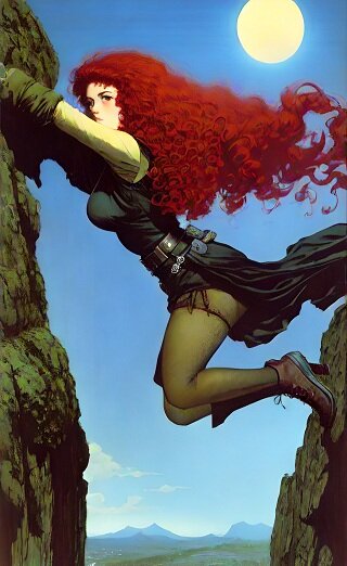 картина автора, создана нейросетью