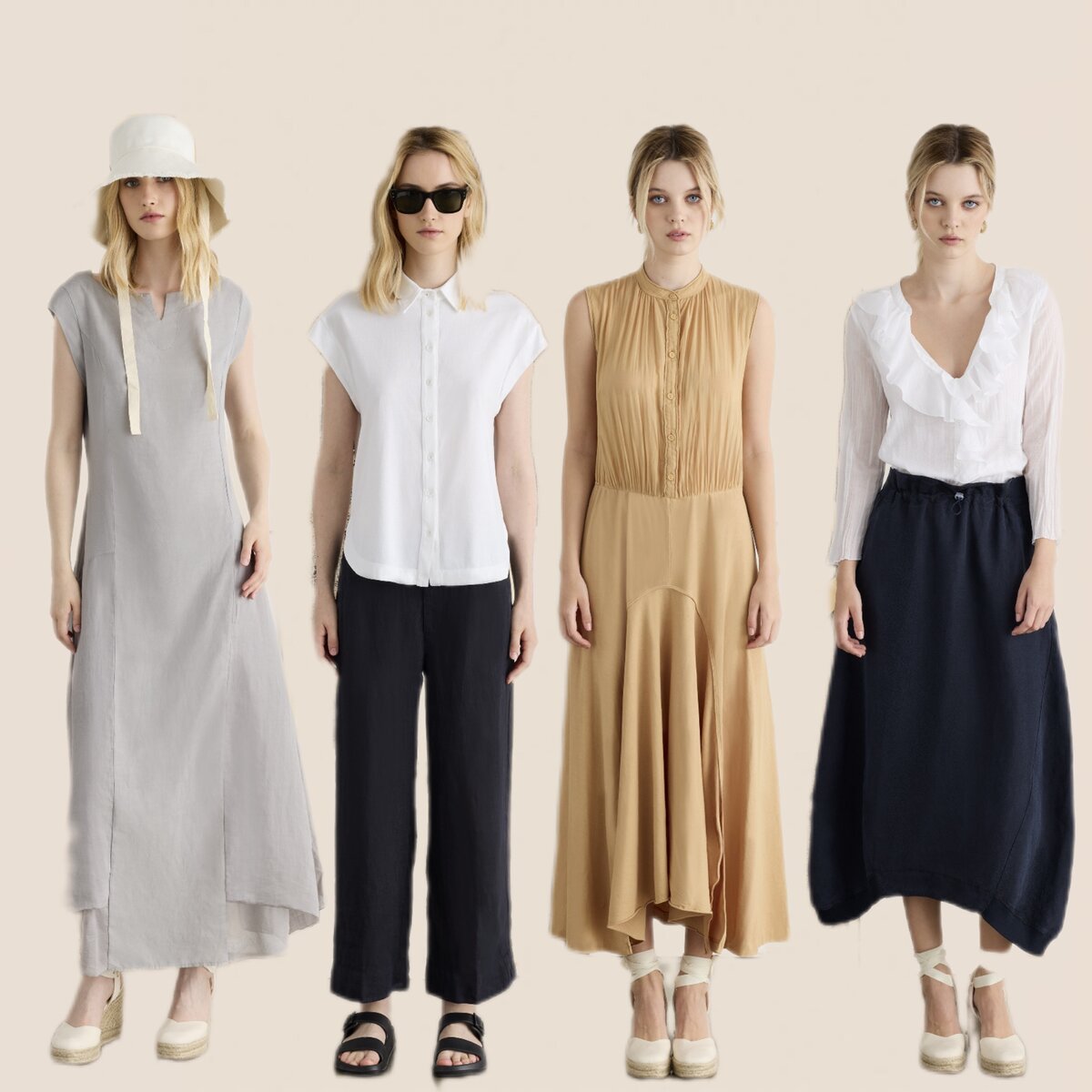 фото Vogue Ranway, коллекция European culture Ready-to-wear 2024, коллаж составлен автором