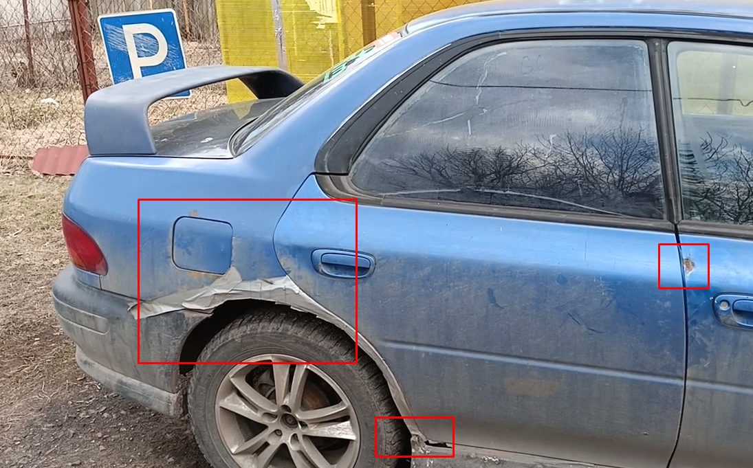 Сквозная коррозия в самых больных местах