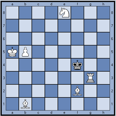 Белые начинают и ставят мат в 4 хода.