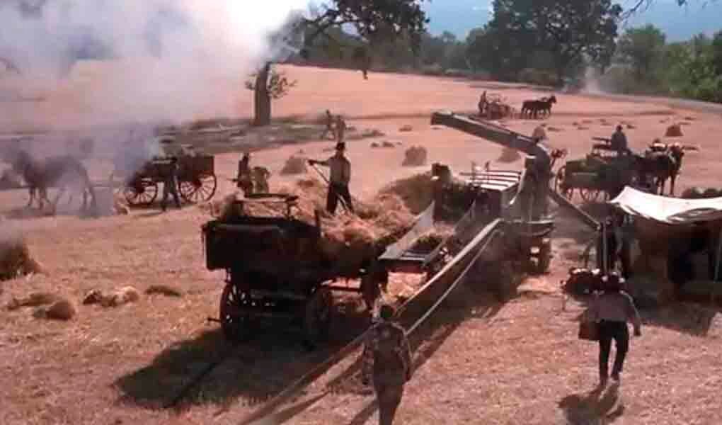 Работа на американской ферме начала 20-го века