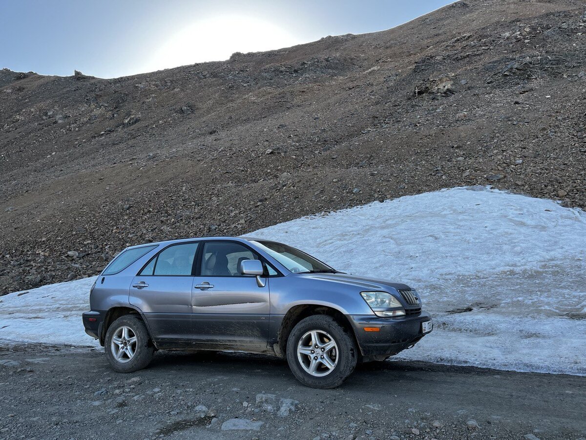Вот мы доехали до снега в середине августа.