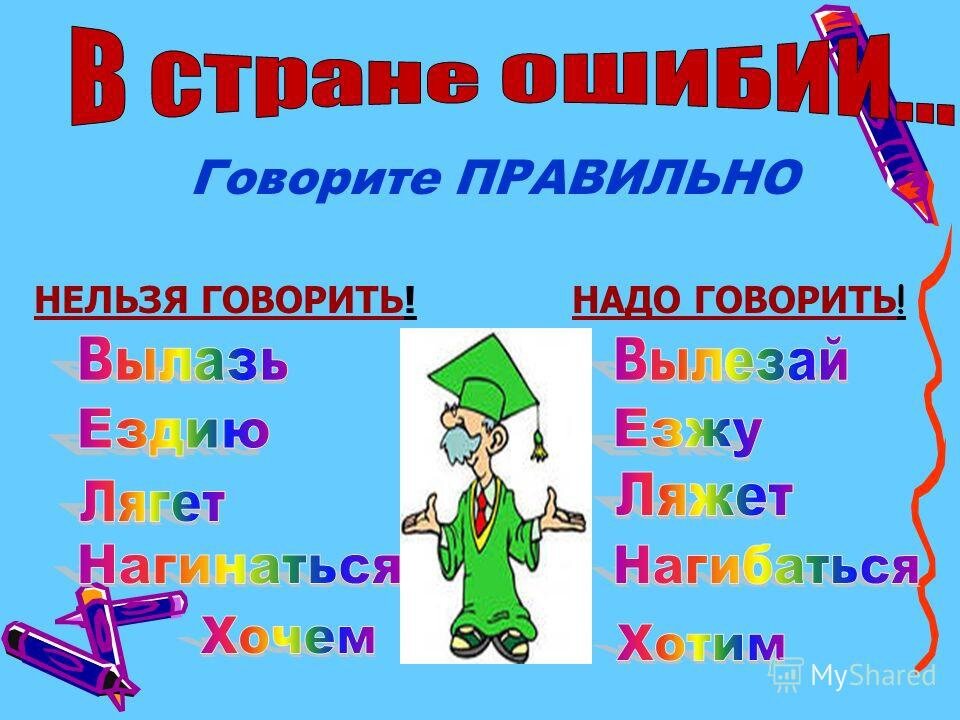 Говорим произносим правильно - найдено 81 картинок