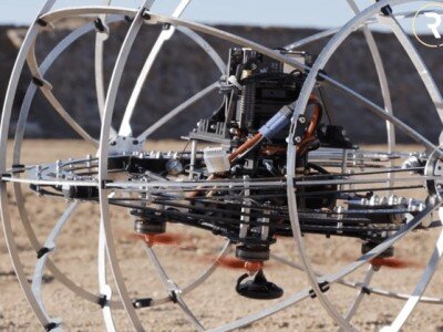    Новый сферический бот может летать и катиться по земле [ВИДЕО]