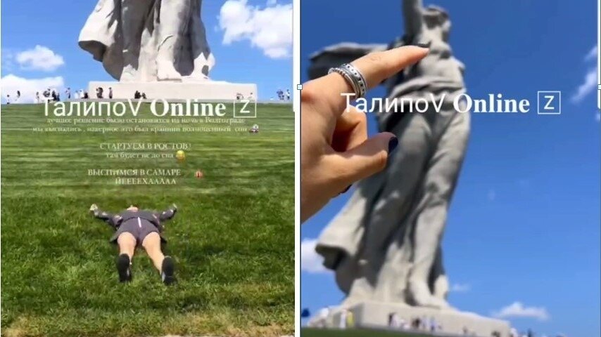     Блогер Алёна Агафонова, прославившаяся за один день после публикации видеоролика, где она «щекочет» грудь монумента «Родина-мать зовёт!» в Волгограде и валяется на газоне братской могилы на Мамаевом кургане, объяснила свой поступок и извинилась.