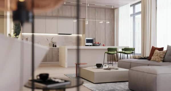 Современный дизайн квартирного интерьера в 2024