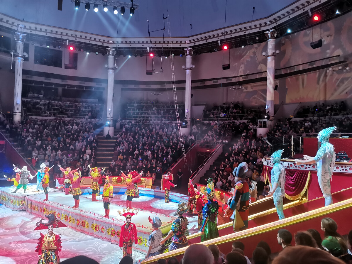 Фото автора. На арене цирка. 