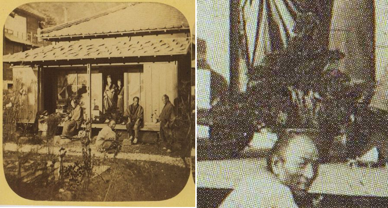 Первое известное фото бонсай. 1861 год. 