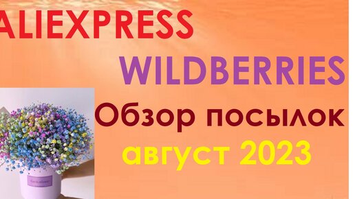 ALIEXPRESS. WILDBERRIES. ОБЗОР ПОСЫЛОК. АВГУСТ 2023