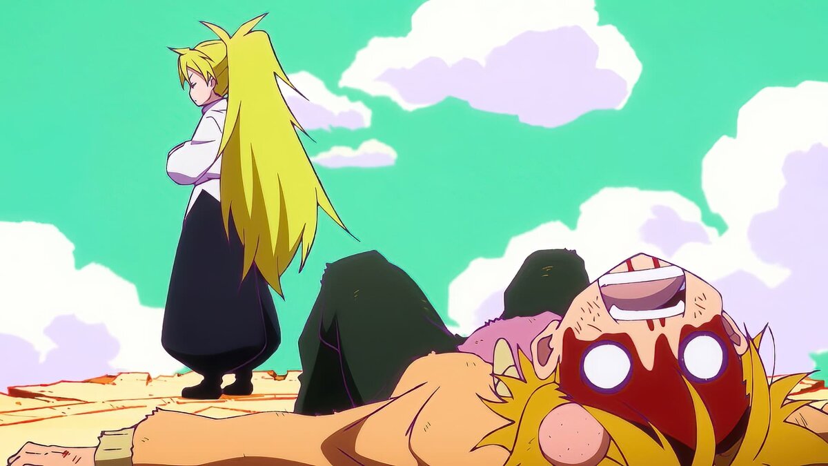 Скриншот из аниме Божества Идатэн в мирном поколении Heion Sedai no Idaten-tachi