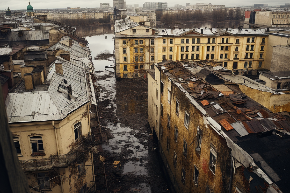 Так нейросеть видит заброшенный Петербург.