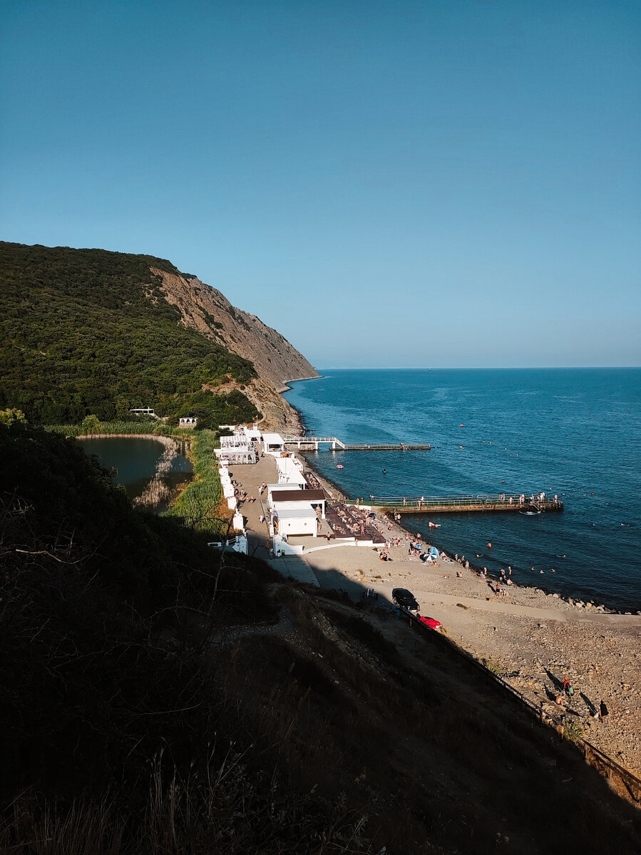 пляж абрау beach