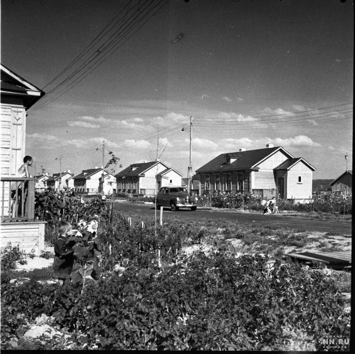 Поселок старых производственников.1950г. Н.Добровольский