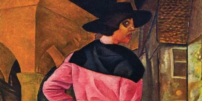    Борис Григорьев. Улица блондинок. 1917.