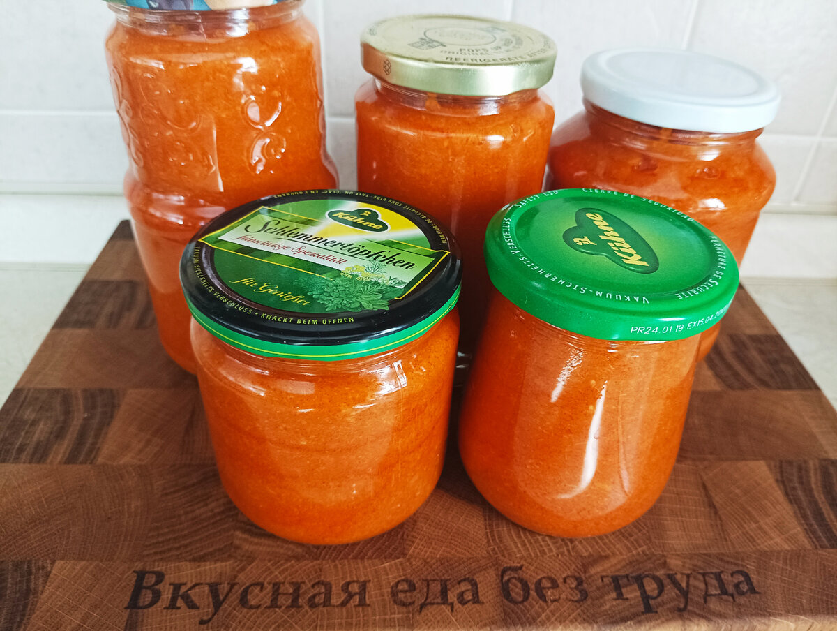 Кабачковая икра на зим