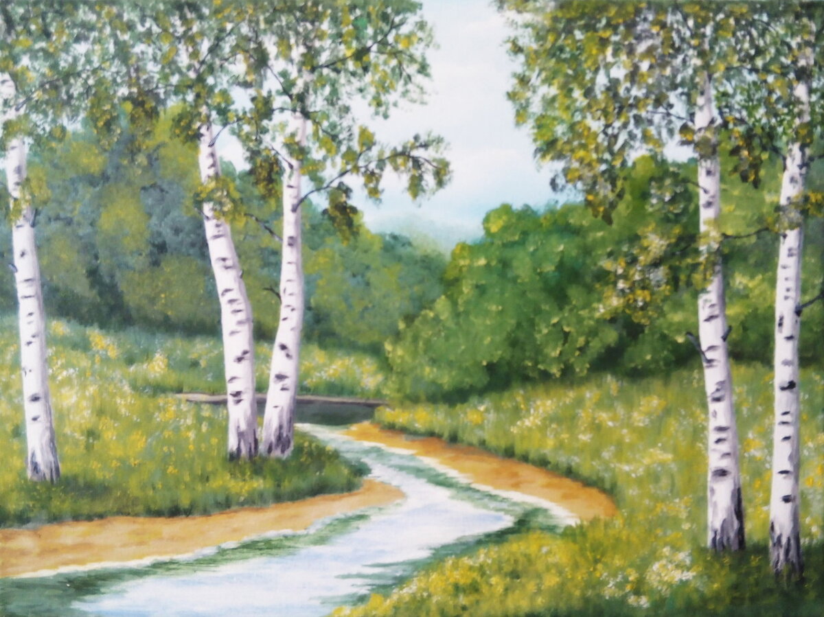 Холст на подрамнике 40х30 см. Масло.