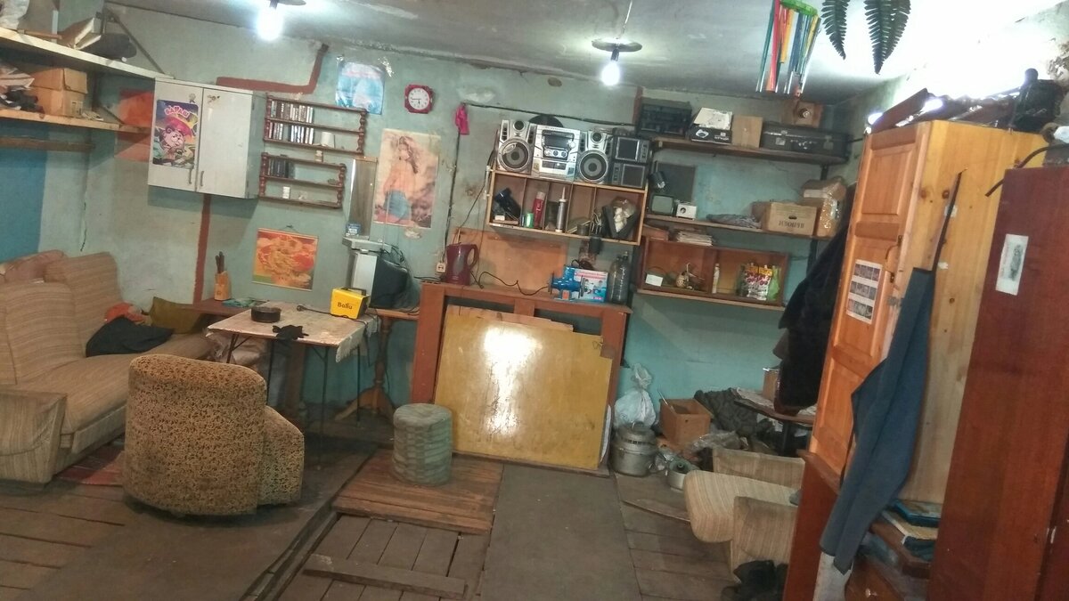 Так гараж выглядел при покупке.