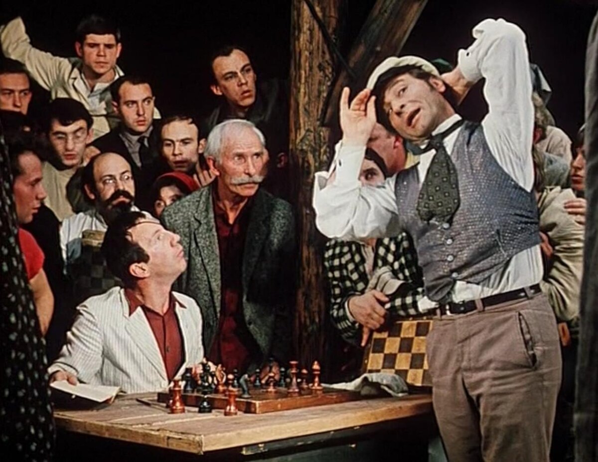 Рисунок №1. "Позвольте, товарищ, у меня все ходы записаны. - Контора пишет! - сказал Остап." - Илья Ильф, Евгений Петров - "Двенадцать стульев". 