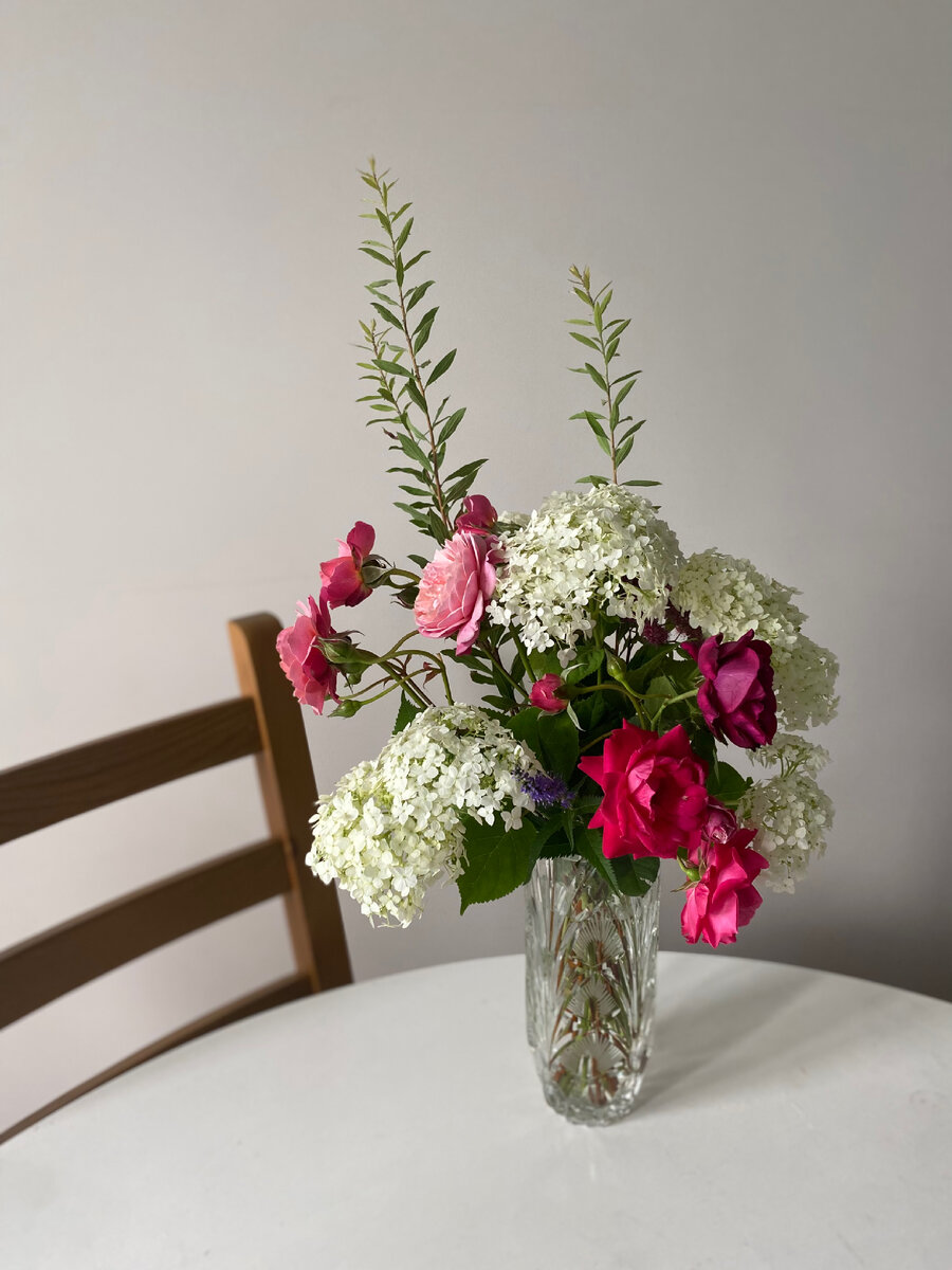 Мой букетик из дачных цветов