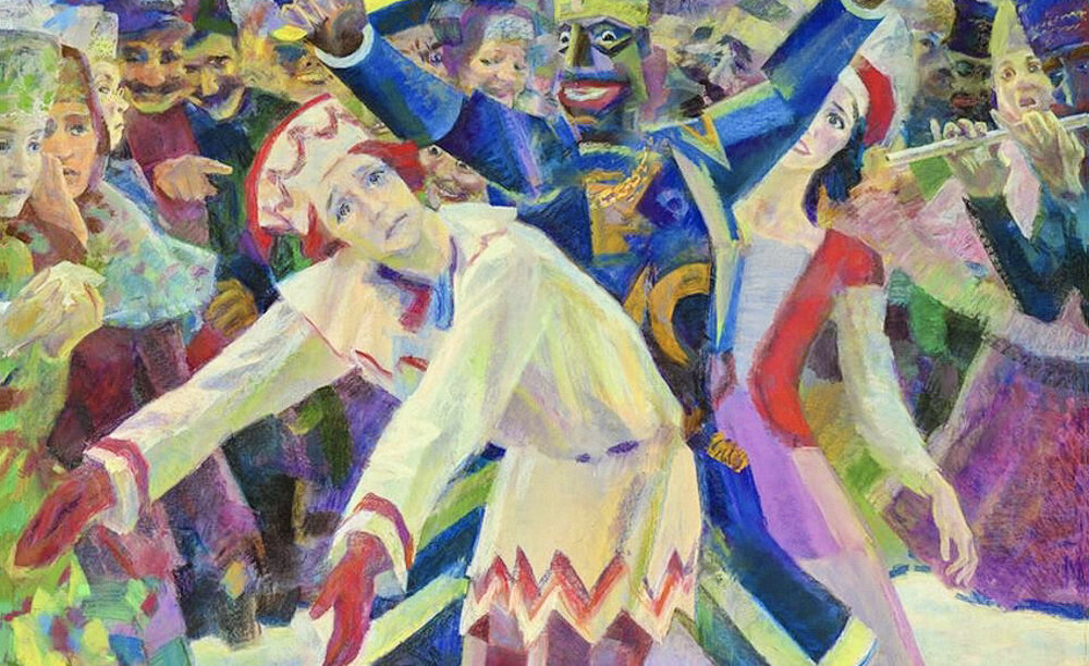 Художник Георгий Шишкин "Петрушка. Балет И. Стравинского"