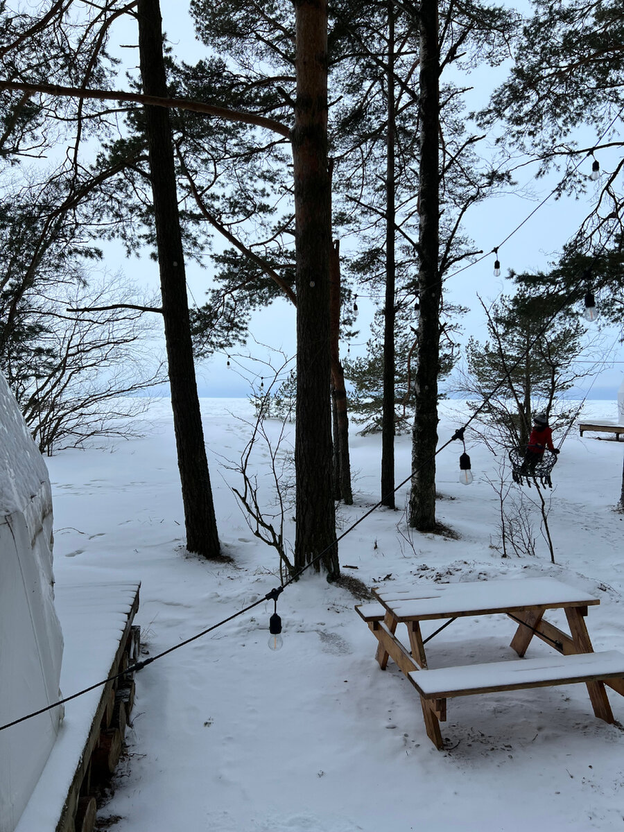 Снаружи нашего геокупола. Февраль 2023