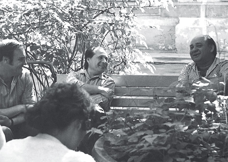 Виталий Мельников и Евгений Леонов