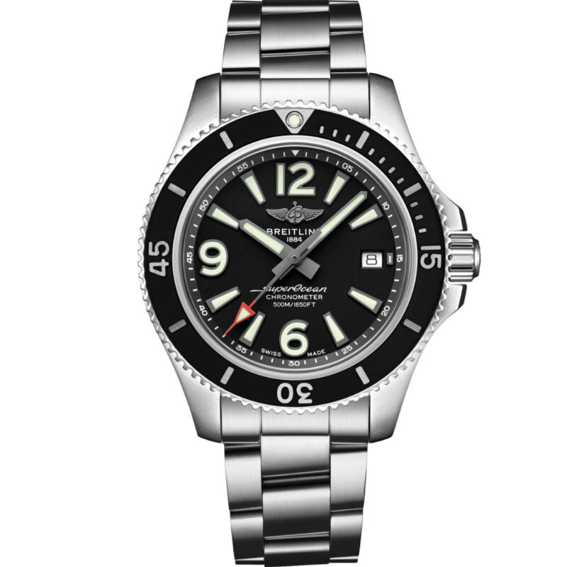 Часы Breitling Superocean в 42 мм стальном корпусе