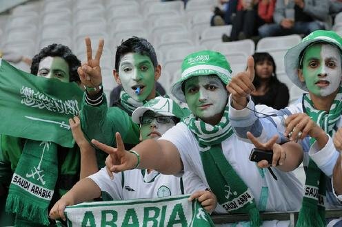 Болельщики из Саудовской Аравии. Фото с сайта vokrugsveta.ru