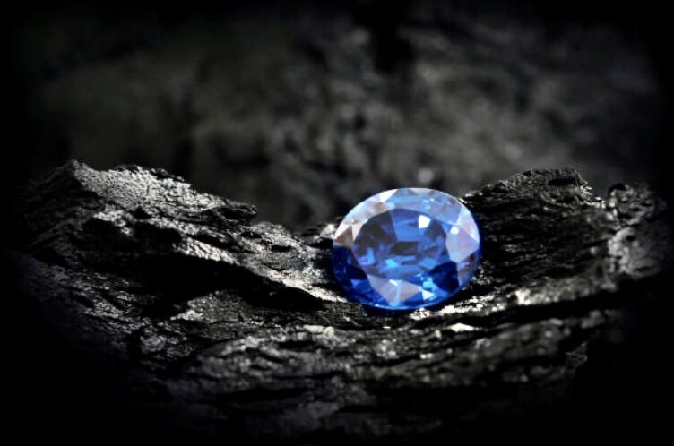 Сапфир, овальная огранка