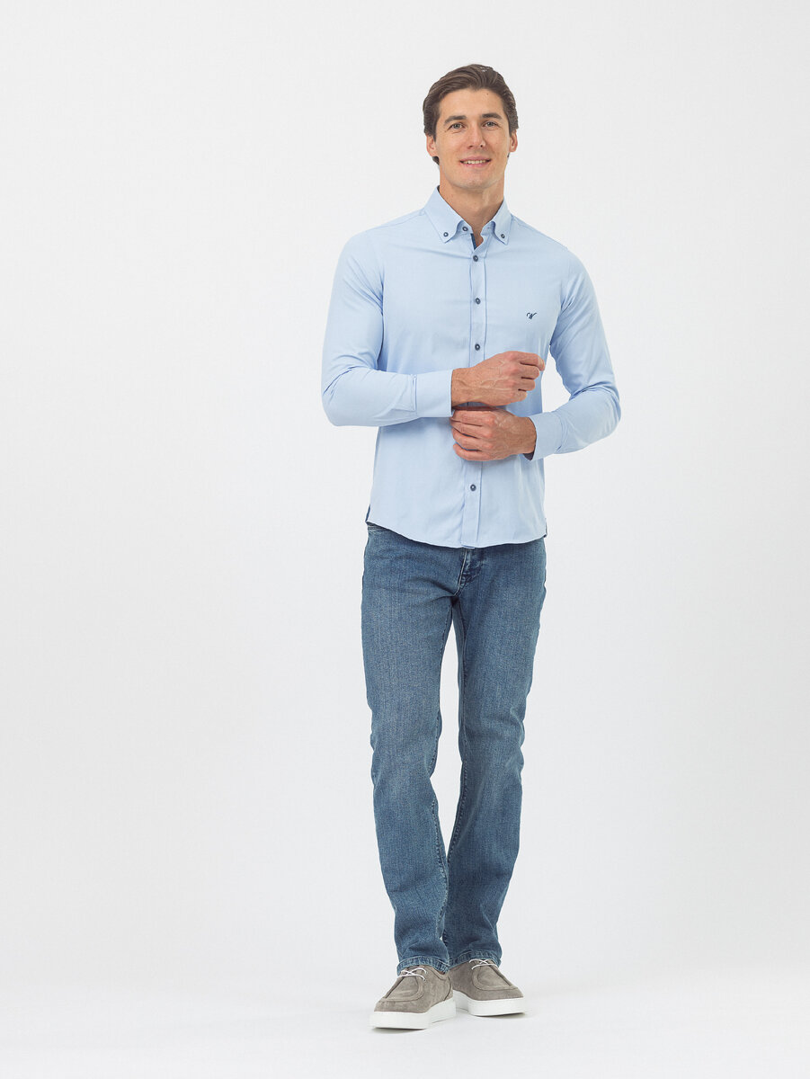 Рубашка и джинсы мужские сочетание фото