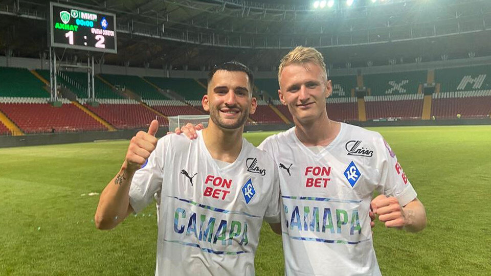 Гарре и Бабкин, авторы голов в орота "Ахмата"