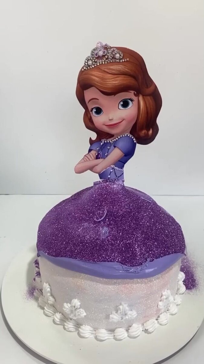 Торт КУКЛА Барби Сборка и Украшение торта Cake Cake Barbie /// Olya Tortik