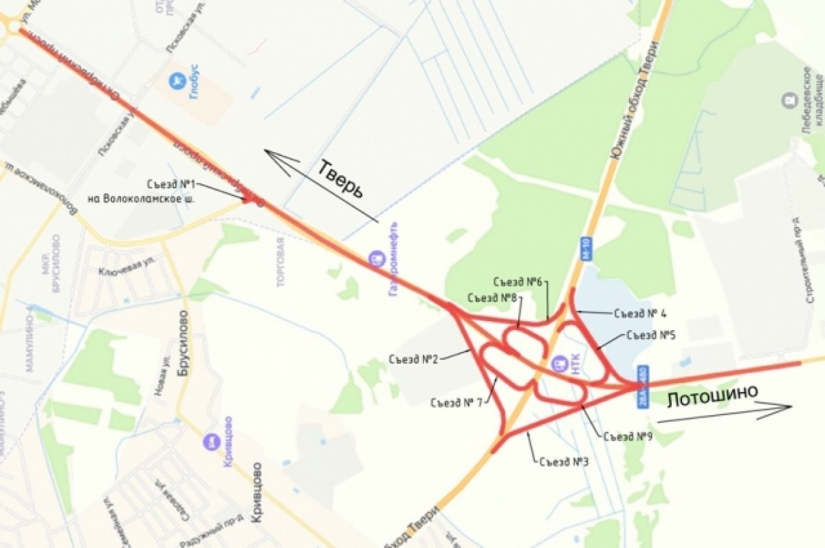    Октябрьский проспект Твери и выезд на М-10 отремонтируют за 422 млн рублей