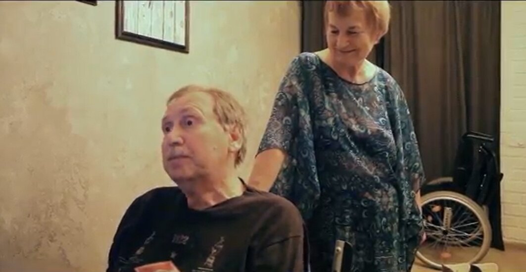 Ирина и Андрей. Кадр из кинохроники