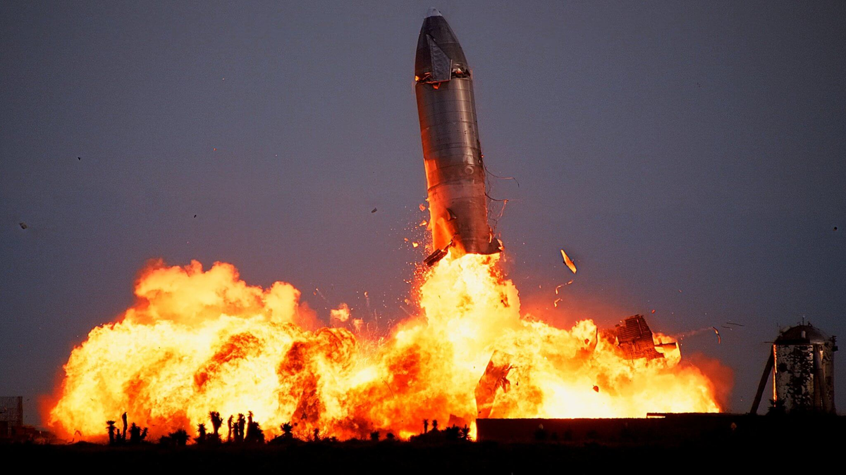 Проблемы первых полетов в космос. SPACEX Starship взрыв. Илон Маск ракета Старшип.