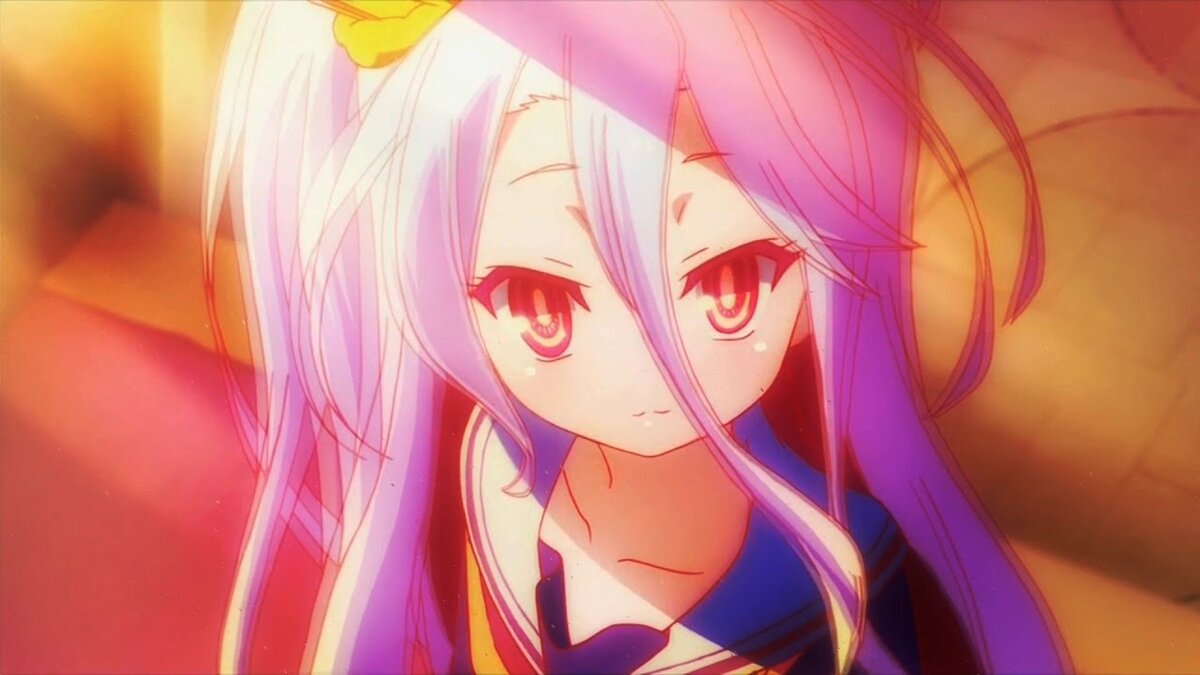 No waifu no life episode 2. Широ нгнл. No game no Life Широ.