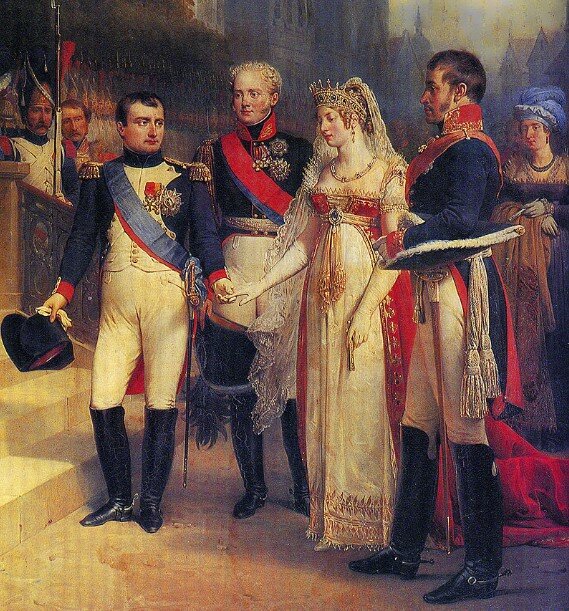   Тильзитское свидание 1807 года. Картина Николя Госса (1787- 1878). Примерно середина XIX века