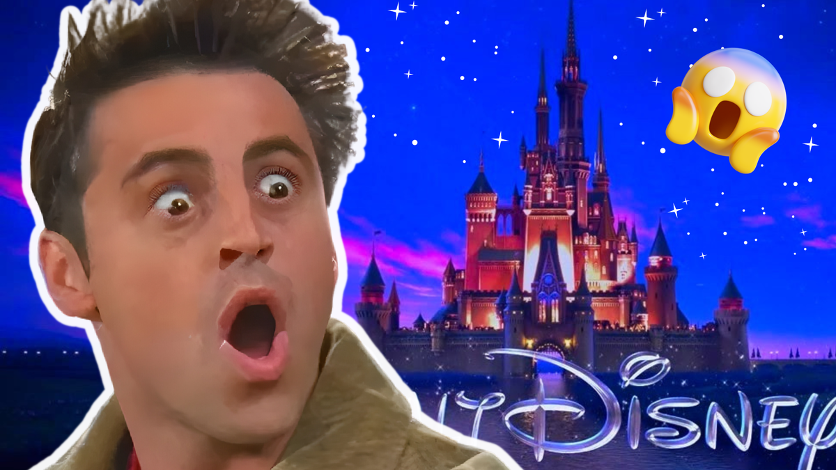 кадр из сериала «Друзья» (1994-2004), заставка Disney