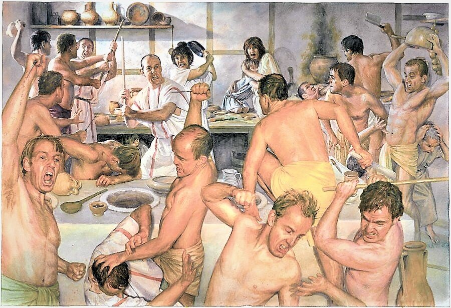 Гладиаторы на кухне.