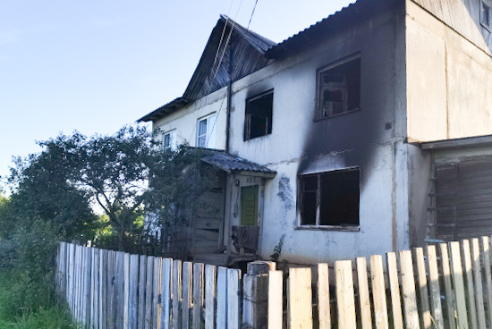 В Тверской области во время тушения пожара в Черкасово нашли тело 64-летнего мужчины