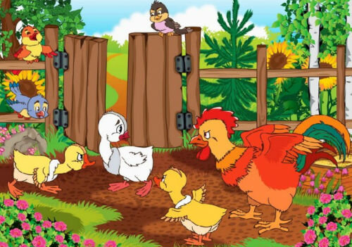 Кадр из мультфильма "Гадкий утенок"