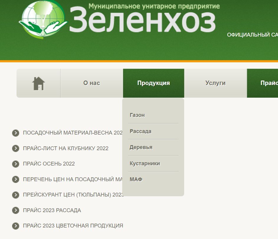 обычный и понятный сайт