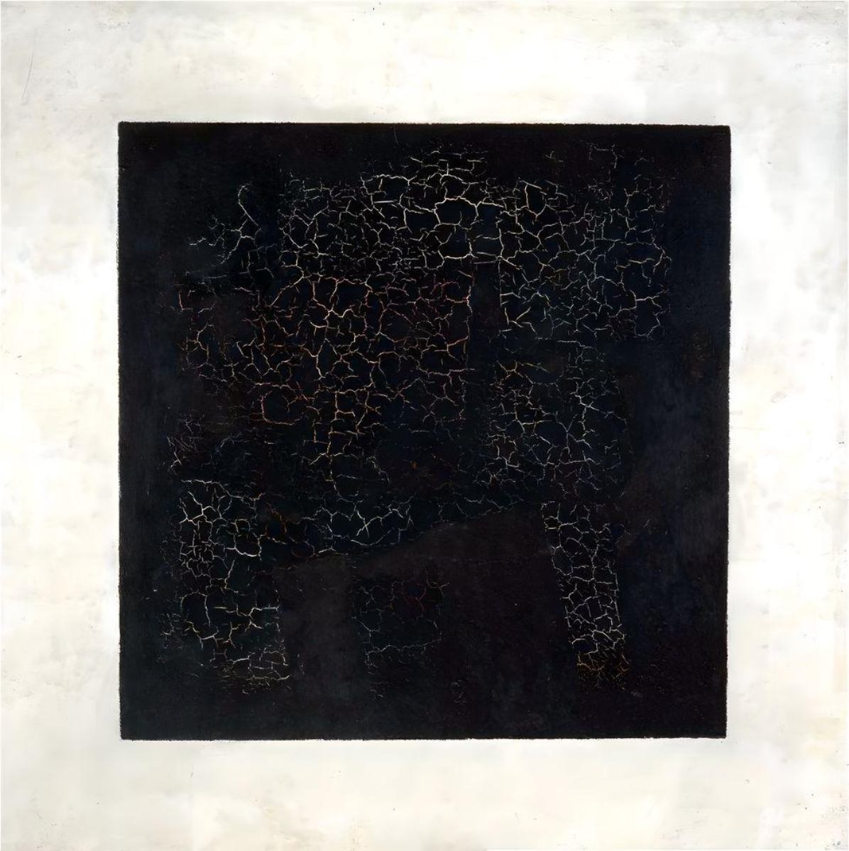 Казимир Малевич, «Чёрный супрематический квадрат», 1915, холст, масло, 79,5 × 79,5 см,
Государственная Третьяковская галерея, Москва