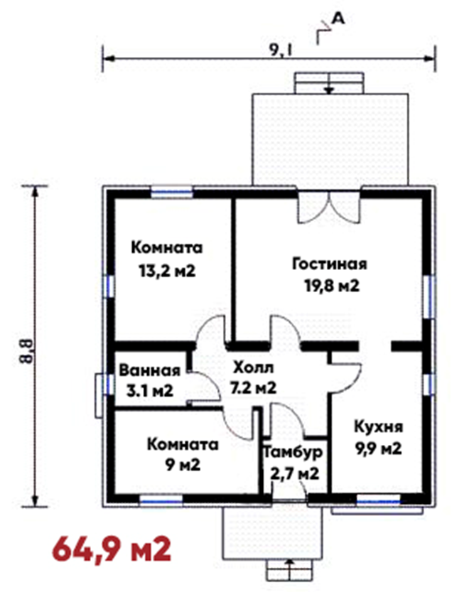 Планировка дома
