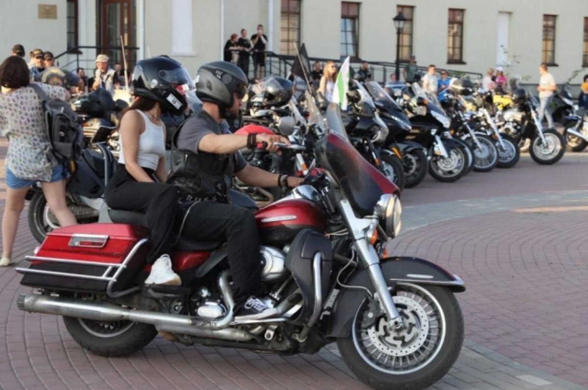    В Омске побывали байкеры со всех уголков России