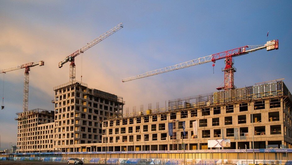    Строительство домов. Автор фото: Ермохин Сергей