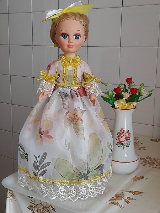 Коллекция "Цветочная энтропия". Наряд №7. "По дороге из жёлтого кирпича. Маковое поле". Июль, 2023. 