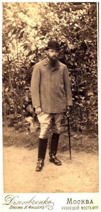 В.П. Рябушинский. Начало 1900-х гг. Москва.