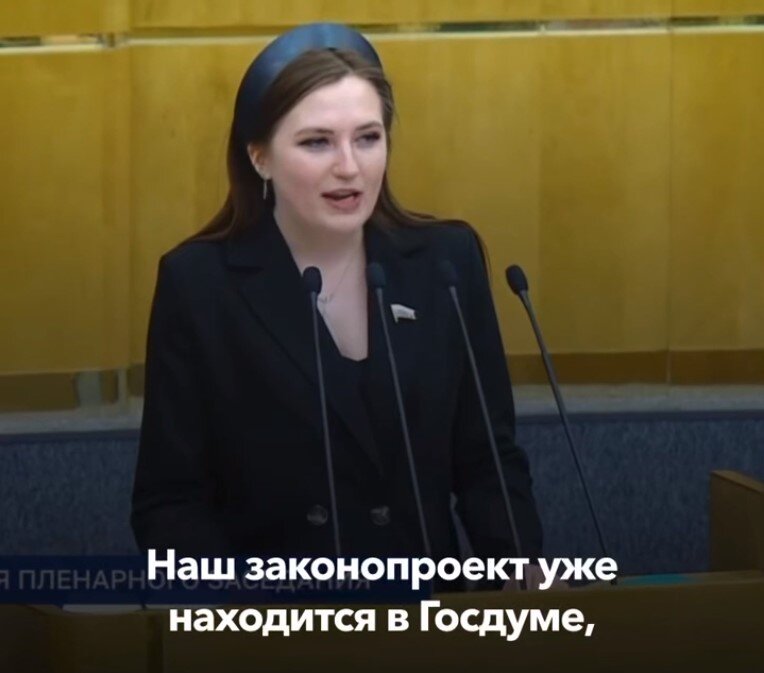 Ксения Горячева от партии "Новые люди" презентовала в Государственной Думе законопроект о минимальной планке алиментов