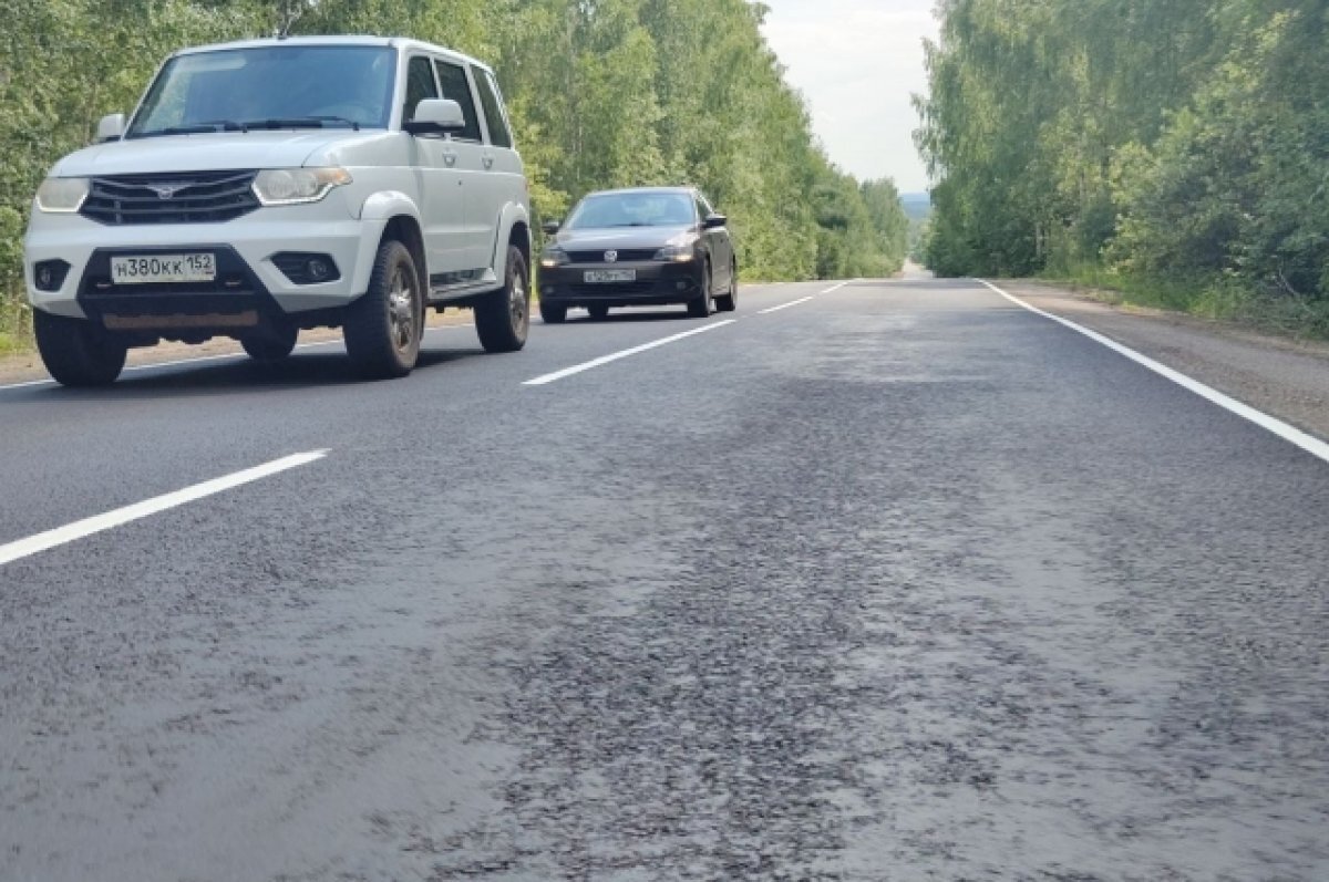    Завершился ремонт 8,5 км дороги Павлово - Сосновское - Лесуново – Мухтолово